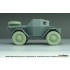 1/35 WWII British Dingo Scout Car Sagged Wheel set with Spare Wheel for MiniArt kits