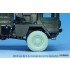 1/35 Man 5t. Mil gl Truck Sagged Wheels #2 Continental HCS Tyres for HobbyBoss/Revell