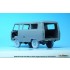 1/35 Russian UAZ 3909 Van Military Sagged Wheel set for Zvezda kits