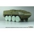 1/35 US Stryker Sagged Wheels #2 Michelin XZL 12.00 R20 Tyres ver. for AFV Club/Trumpeter kits