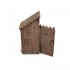 1/72 Miniature Farm Old Wooden Latrine with Separate Door