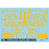 1/48 USN A-4F & F-4J Aerobatic Team Blue Angels Decals for Academy/Fujimi/Hasegawa kits