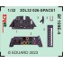 1/32 Bf 109E-4 Panels 3D Decal and Seatbelts PE for Eduard kits