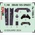 1/48 Focke-Wulf Fw 190D-9 Interior 3D Decal and PE parts for Eduard kits