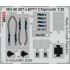 1/48 de Havilland Chipmunk T.20 Instrument/Control Panels and Seatbelts for Airfix kits