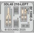 1/48 Bf 109E-3 Instrument Panel 3D Decal and Cockpit PE set for Hobby Boss kits