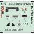 1/72 Reggiane Re.2002 Ariete Instrument/Control Panels and Seatbelts for Italeri