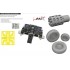 1/48 A-10C Thunderbolt II Dashboard, Seatbelts and Detail Parts for Great Wall Hobby kits