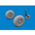 1/48 SM.79 Sparviero Wheels for Flashback kits