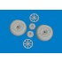 1/48 P-40E Wheels Block Tread for Eduard kits