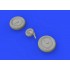 1/48 Bf 109G-6 Wheels Brassin set for Tamiya kits