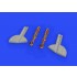 1/48 Supermarine Spitfire Mk.I Undercarriage Legs Detail Set for Eduard kits