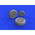 1/48 F-16A Mlu Fighting Falcon Wheels for Kinetic kits