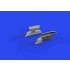 1/72 Messerschmitt Bf 109F/G/K Gun Pods for Eduard kits