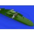 1/72 Messerschmitt Bf 109F/G/K Gun Pods for Eduard kits