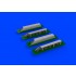 1/72 Messerschmitt Me 410 Hornisse Exhaust Stacks (3D Print) for Airfix kits