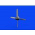 1/72 P-51D Mustang Hamilton Standard Propeller (3D print) for Eduard kits