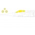 1/48 Lockheed F-104A/C Starfighter Paint Masking for Kinetic kits