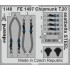 1/48 de Havilland Chipmunk T.20 Seatbelts for Airfix kits