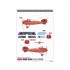 1/32 'Albatros D.V - Rote Baron' Decals for 3 Manfred Von Richthofen Aircraft