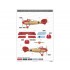 1/48 'Albatros D.V - Rote Baron' Decals for 3 Manfred Von Richthofen Aircraft