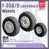 1/48 F-35A/B Lightning II Wheels for Tamiya kits