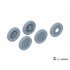 1/35 WWII German Schwimmwagen Type 166 Sagged Wheels (Narrow) for Tamiya kits