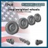 1/72 Jeep Weighted Wheels for Academy kits
