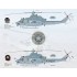 1/48 UH-1Y Marine Skid Kid Yankees Waterslide Decals