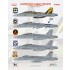 1/48 F/A-18C/D Leatherneck Legacy Hornets Waterslide Decals