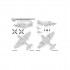 1/32 P-51 Mustang Stencils Decals for Academy/Cyber Hobby/Dragon/Hasegawa/Hobbycraft