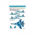 1/32 Sukhoi Su-27UBM, Ukranian AF, Digital Camo, Part 2 Numbers Decals