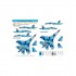 1/48 Sukhoi Su-27 with Name Decals for Academy/Trumpeter kits