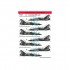 1/72 Dassault Mirage 2000D Decals for Airfix/Italeri/DreamModel