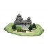 1/700 Kumamon Kabuto Version with Kumamoto Castle Pre-Painted Snap Kit [umamonNo.8]