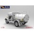 1/35 Bedford MWC 15-cwt 4x2 200 Gallon Water Bowser Truck (open cab aeroscreen)