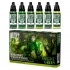 Acrylic Paint Set - Bright Green (6x 17ml)