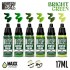 Acrylic Paint Set - Bright Green (6x 17ml)