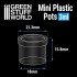 3ml Mini Plastic Pots (24pcs)