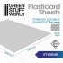 1/43, 1/48, 1/50 Plasticard - Thread DOUBLE DIAMOND Textured Sheet (185 x 300 mm)