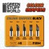 Clay Colour Shapers SIZE #6 Black Firm (5 different brushes, 8mm tip width)