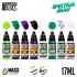 Acrylic Paint Set - Spectral Army (8x 17ml, matt finish)