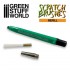 Soft Nylon Refill (5pcs) for Scratch Brush Pens (for removing sculpting putty)