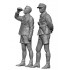 1/16 WWII German Dak Officer set (2 figures)