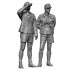 1/16 WWII German Dak Officer set (2 figures)