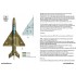 Decal for 1/32 MiG-21 UM5091 Dongo Squadron with Star National Insignias