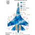 Decal for 1/32 Ukrainian Su-27UBM-1 Flanker C 