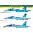 Decal for 1/48 Su-27 UB Ukrainian & Kazah Painting Schemes