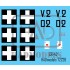 Decal for 1/72 Royal Hungarian Air Force CR-42 V202