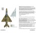 Decal for 1/72 MiG-21 UM 5091 'Dongo' Squadron with Star National Insignias